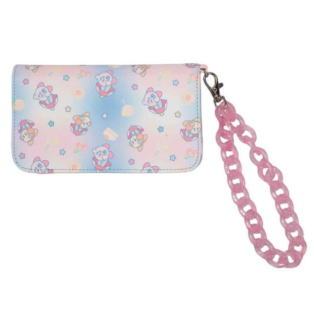 Kirby Pink Chain Tech Wallet