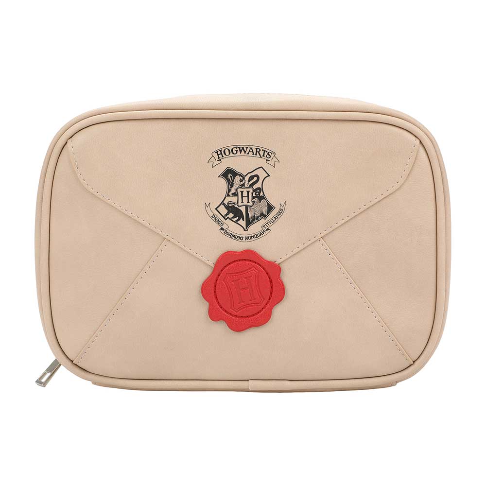 Harry Potter Hogwarts Seal Travel Cosmetic Bag