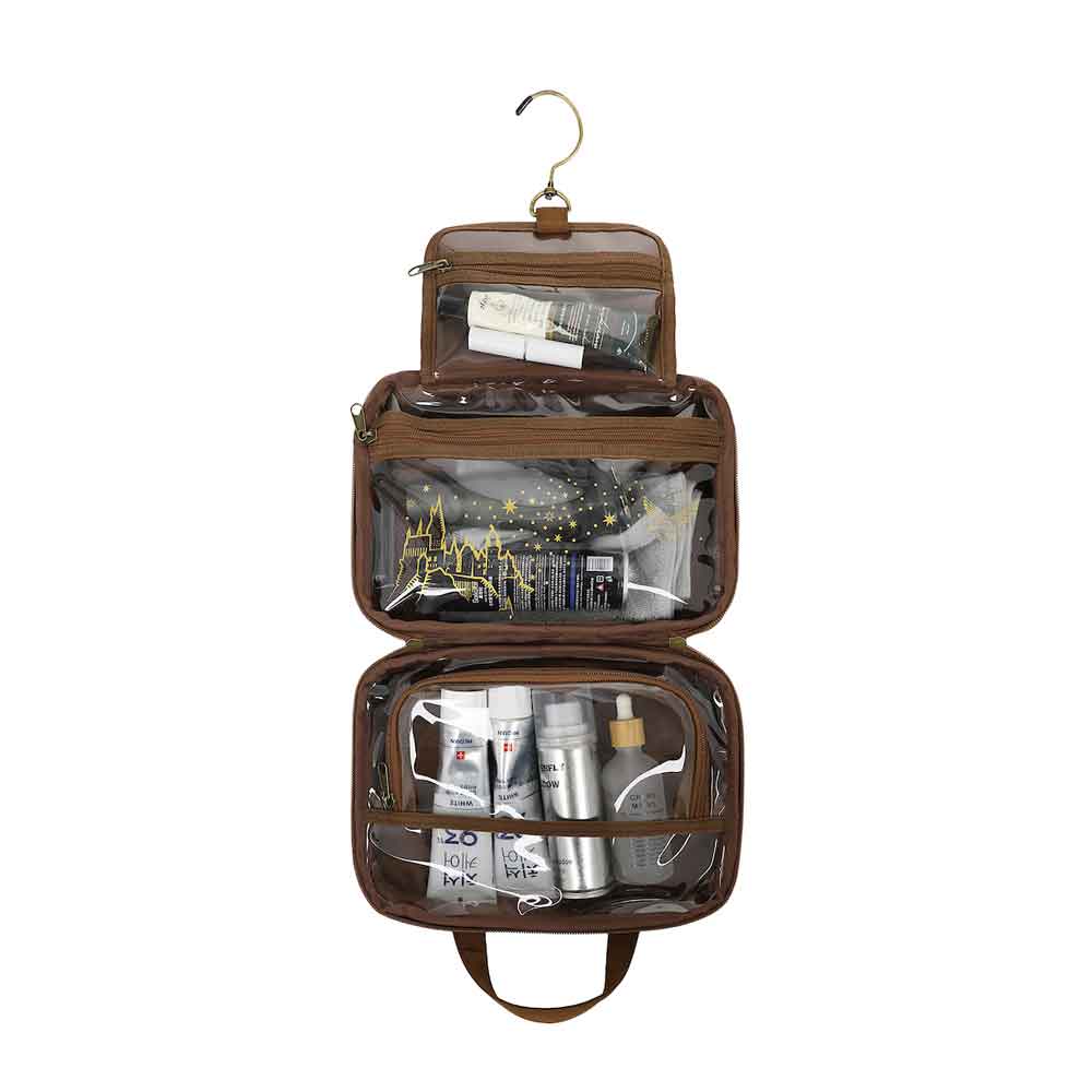 Harry Potter Hogwarts Quilted Hanging Toiletry Bag