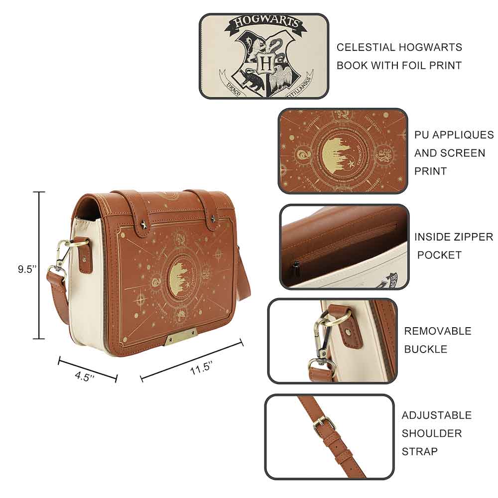 Harry Potter Celestial Magic Book Crossbody