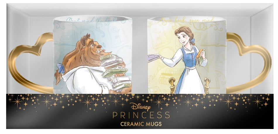 Disney: Princess Belle 2pc 14oz Mug Set
