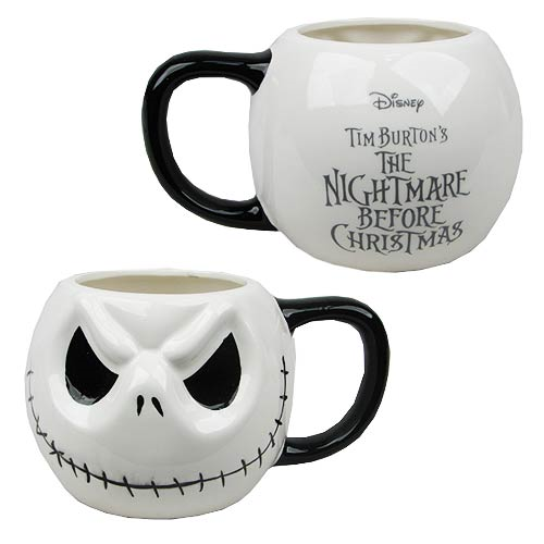 Nightmare Before Christmas: Jack Skellington Head Mug