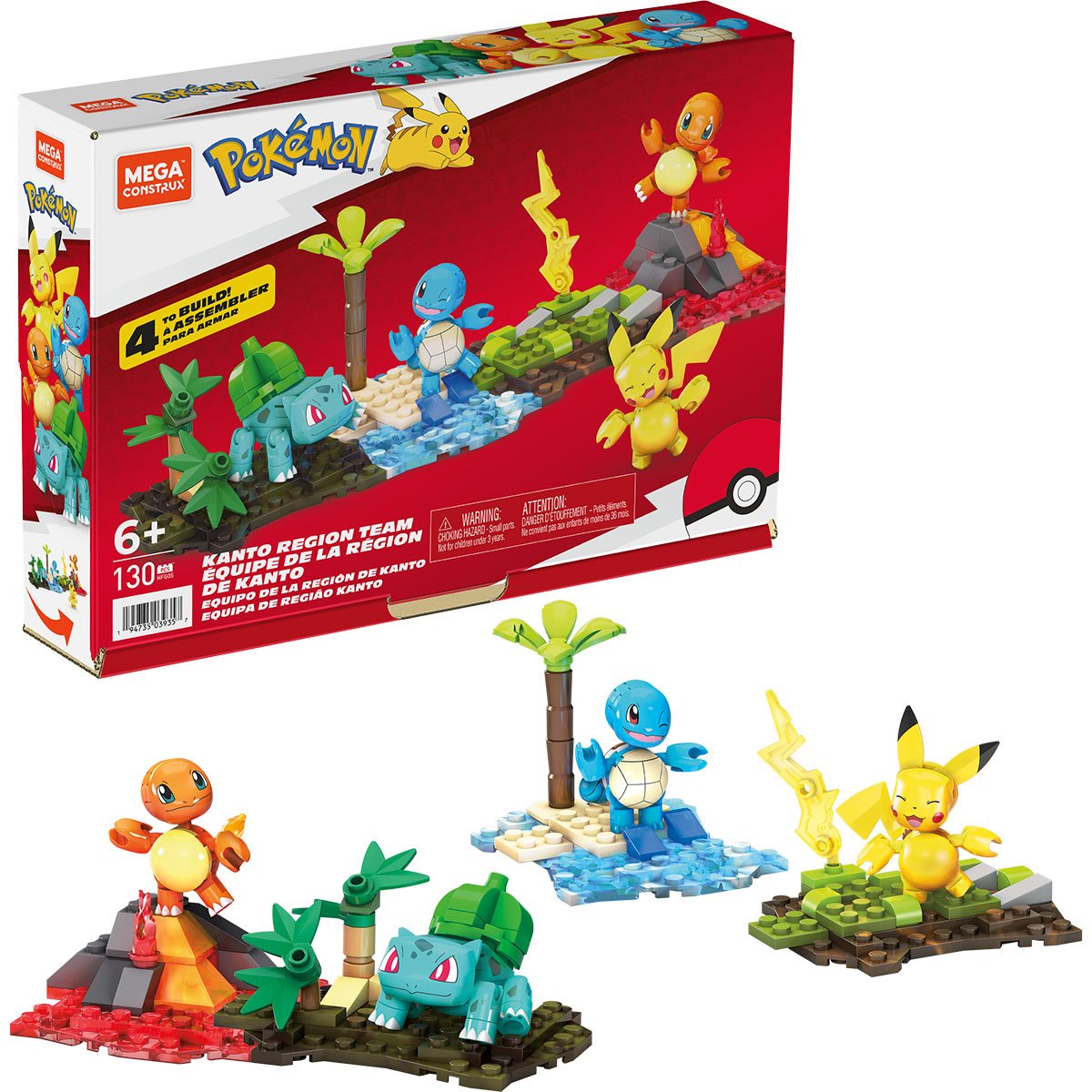 Mega Construx - Pokémon Kanto Region Team