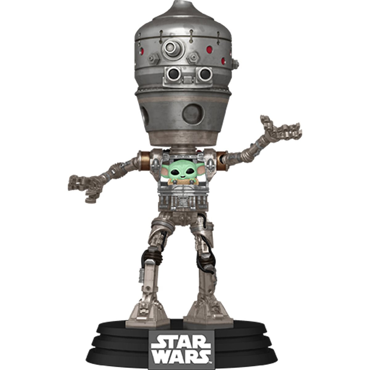 POP! Star Wars: The Mandalorian IG-12 with Grogu