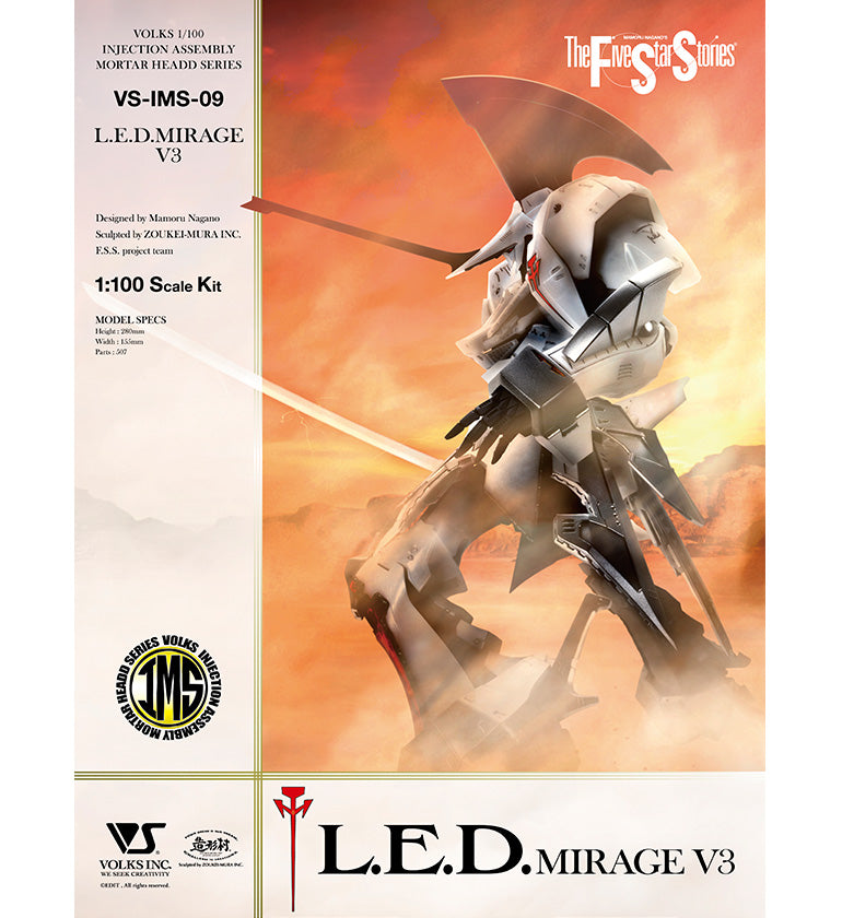 1/100 IMS L.E.D. Mirage V3 Single Ver