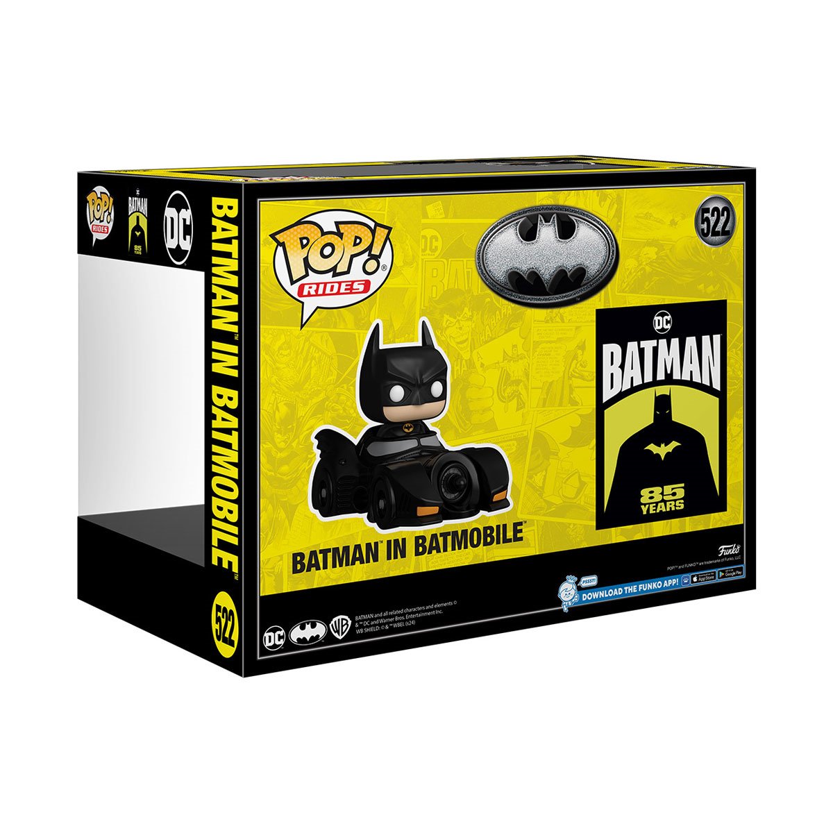 POP! Batman 85th Anniversary - Batman in Batmobile Deluxe