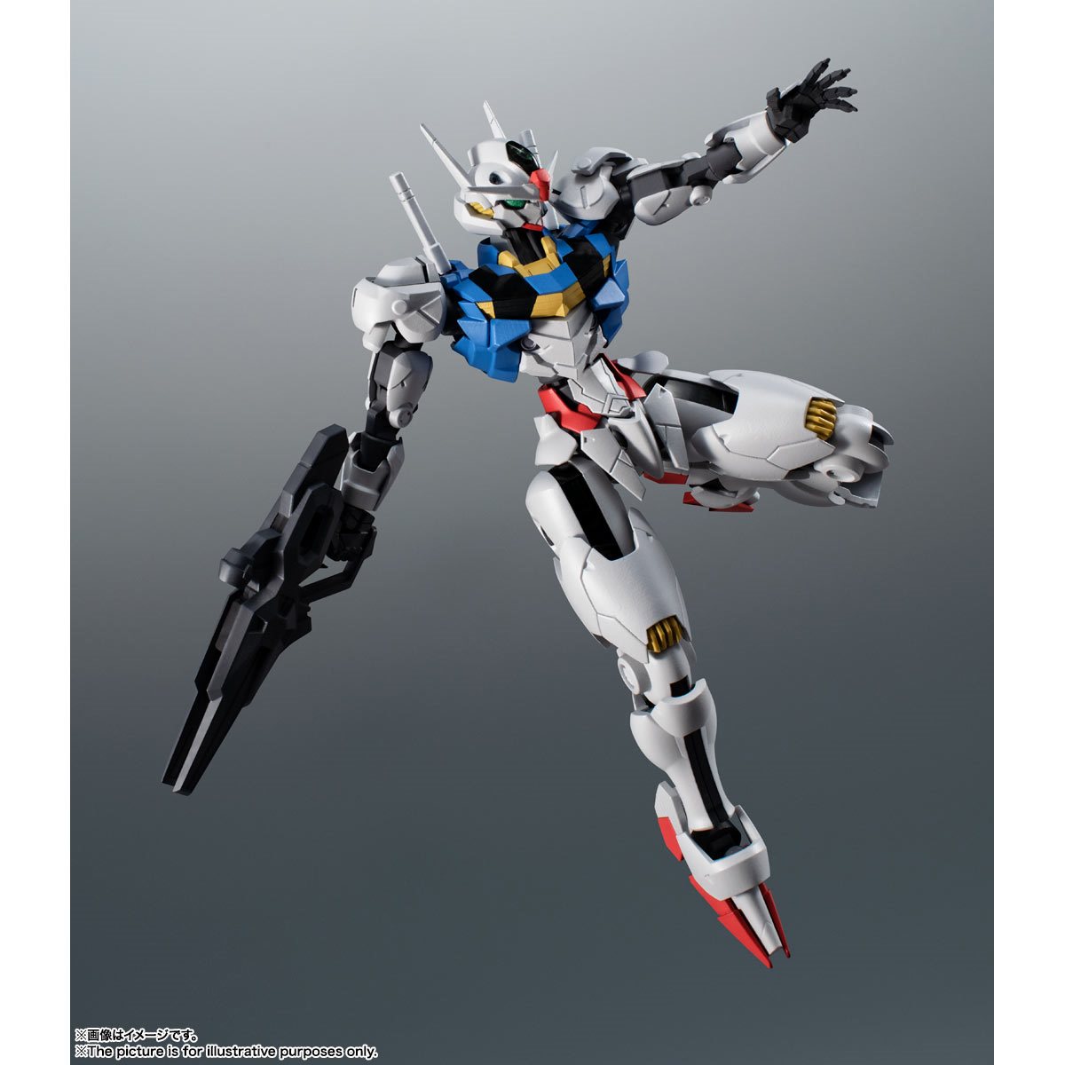 Mobile Suit Gundam: The Witch From Mercury Gundam Aerial Side MS Version A.N.I.M.E. The Robot Spirits Action Figure