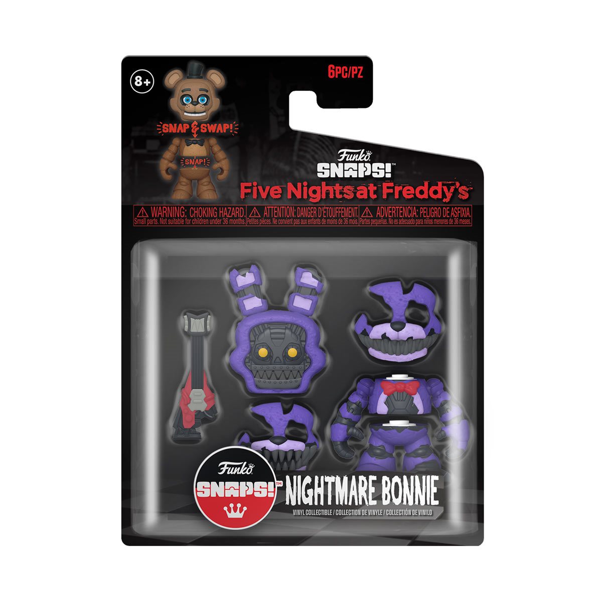 Five Nights at Freddy's - Nightmare Bonnie Snap Mini-Figure