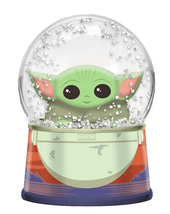 Star Wars Mandalorian Child Egg Pod - Light Up Snow Globe
