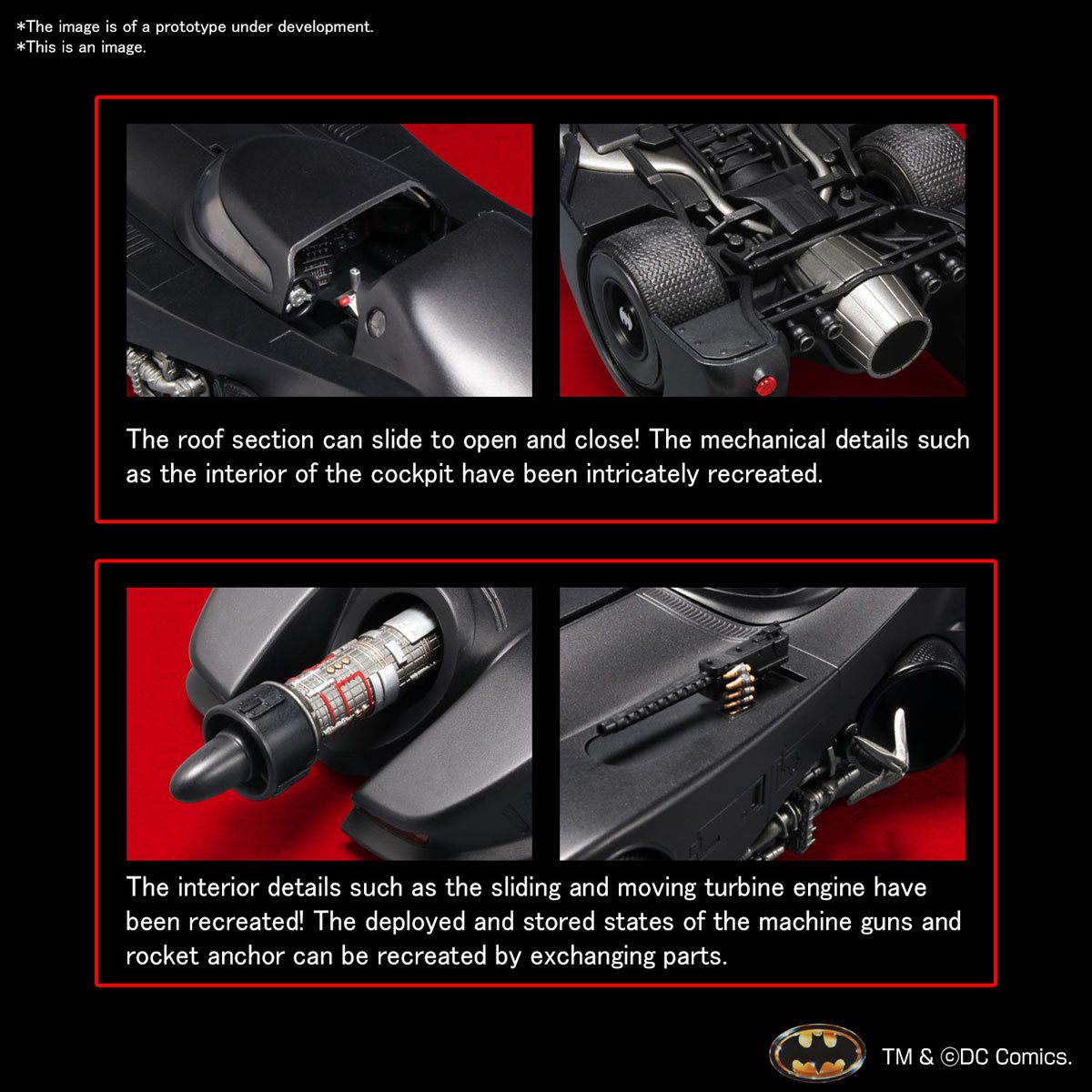 Batman: Batmobile Batman 1989 Version 1:35 Scale Model Kit