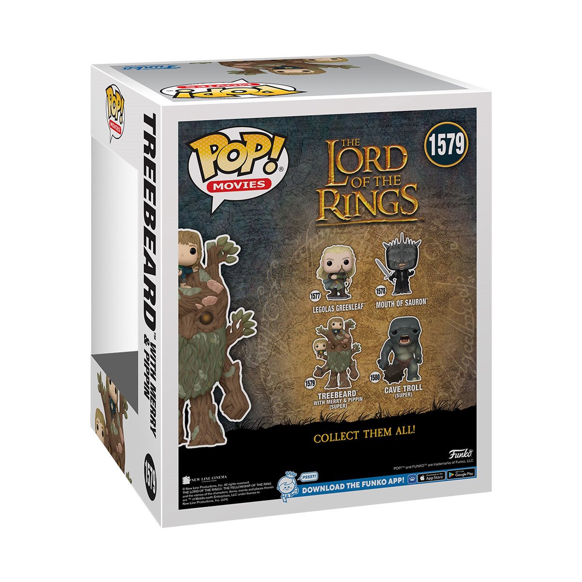 POP! The Lord of the Rings - Treebeard with Merry and Pippin