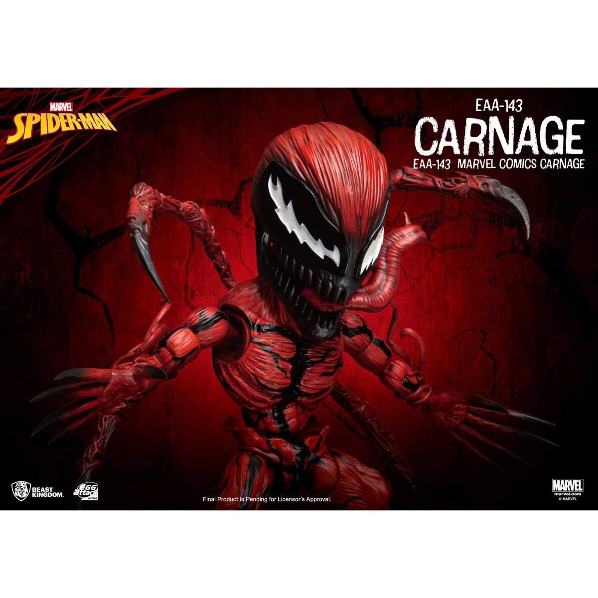 Marvel Comics - Carnage EAA-143 6-Inch Action Figure