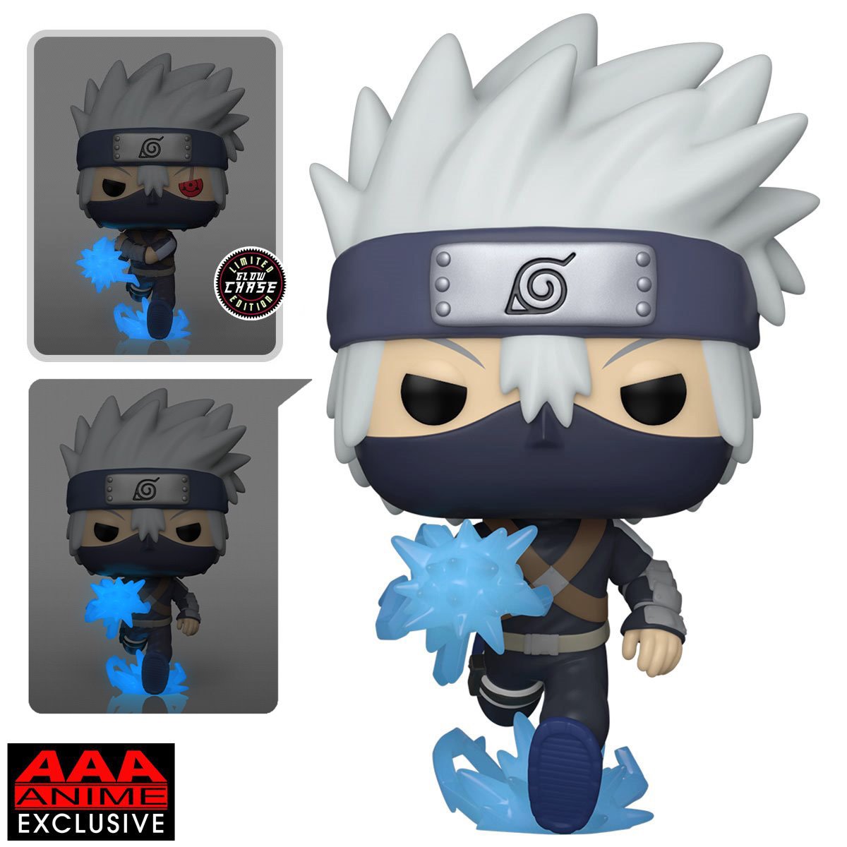 POP! Naruto: Shippuden Young Kakashi Hatake with Chidori Glow-in-the-Dark - AAA Anime Exclusive
