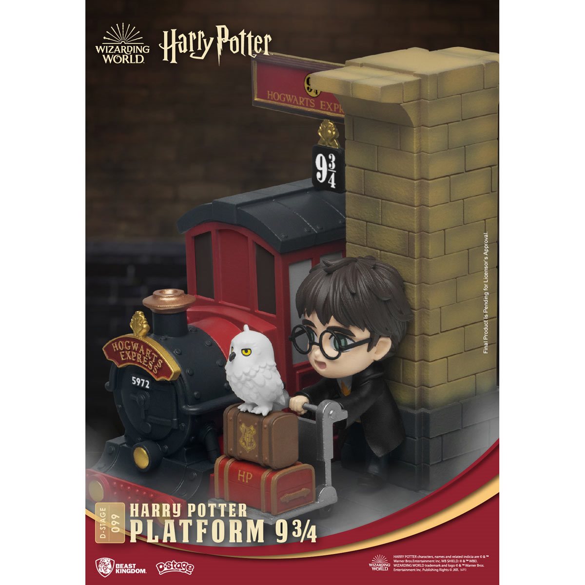 Harry Potter Platform 9 3/4 DS-099 D-Stage 6-Inch Statue
