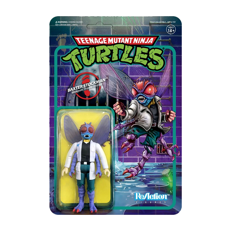 Teenage Mutant Ninja Turtles Baxter Stockman 3 3/4-Inch ReAction Figure