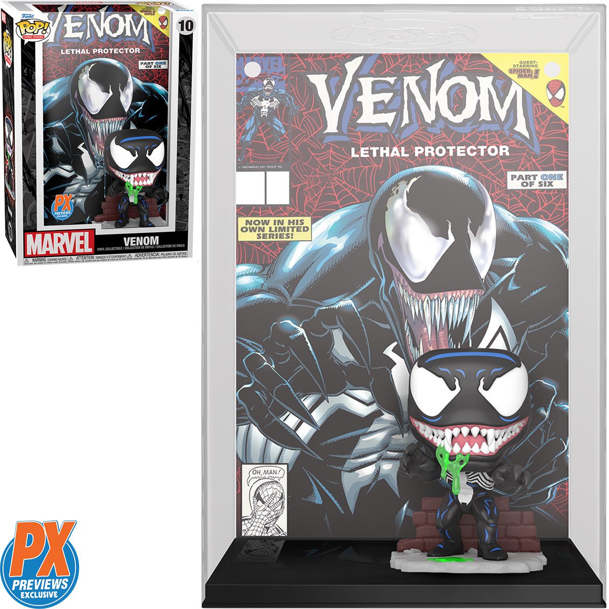 POP! Marvel: Venom Lethal Protector Comic Cover - Previews Exclusive