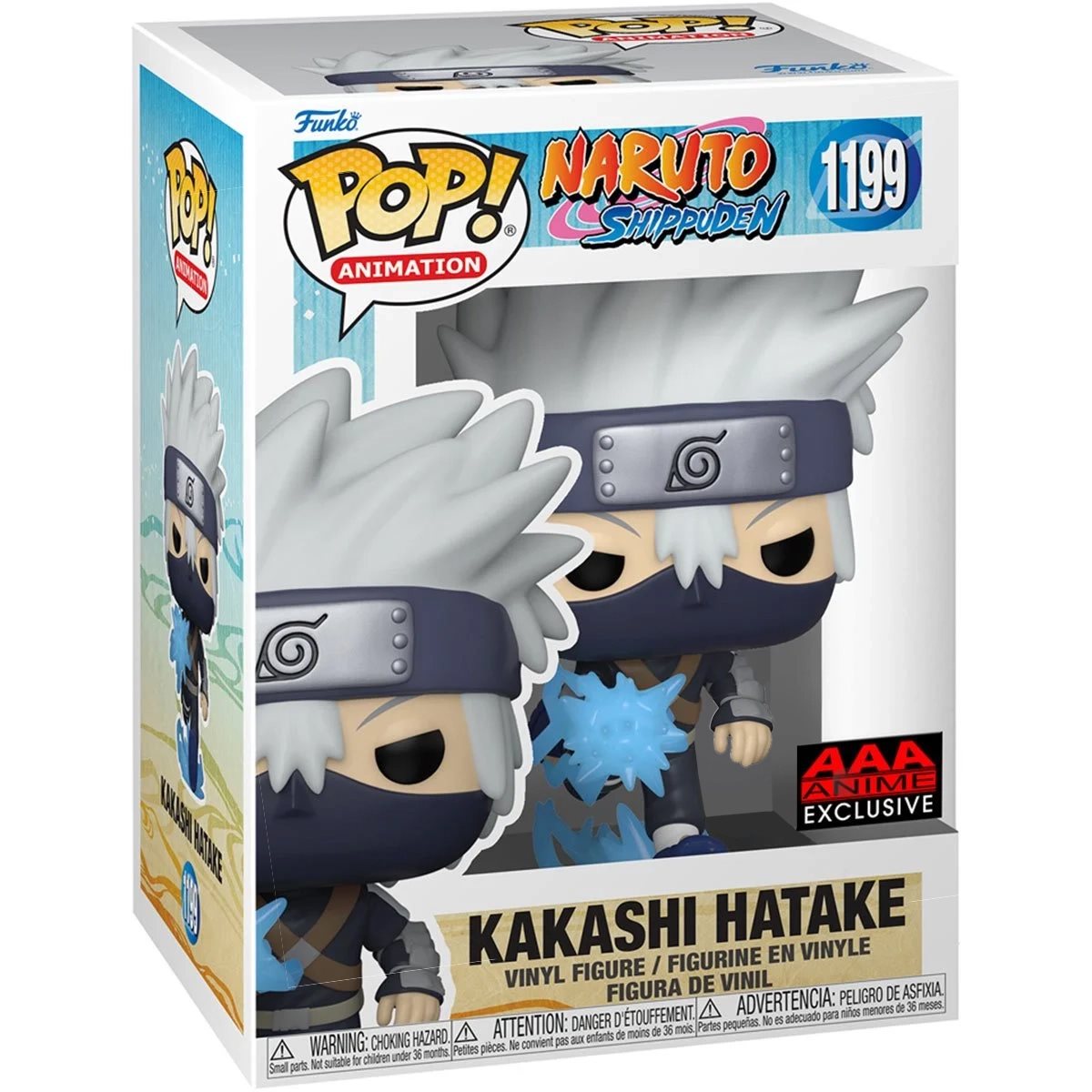 POP! Naruto: Shippuden Young Kakashi Hatake with Chidori Glow-in-the-Dark - AAA Anime Exclusive