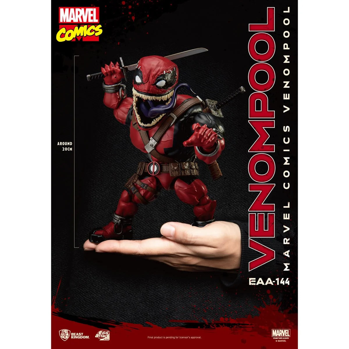 Marvel Comics Venompool EAA-144 8-Inch Action Figure