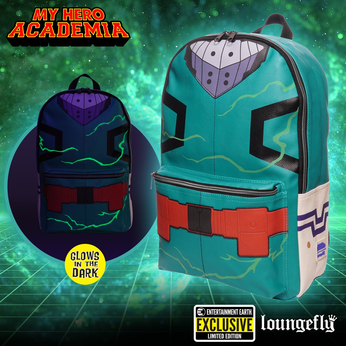 My Hero Academia: Deku Cosplay Backpack - Entertainment Earth Exclusive
