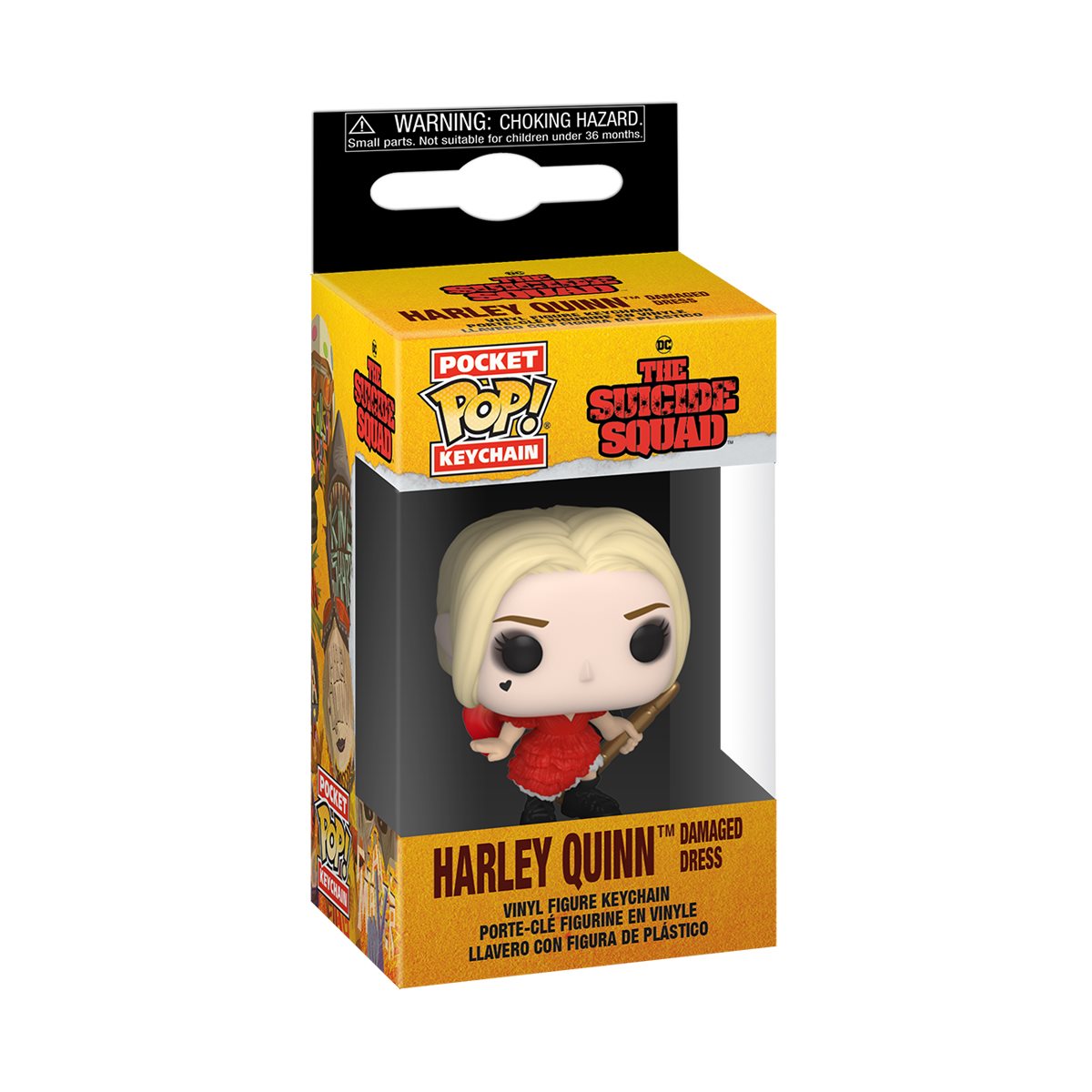 Pocket POP! Keychain: Suicide Squad - Harley Quinn Damaged Dress