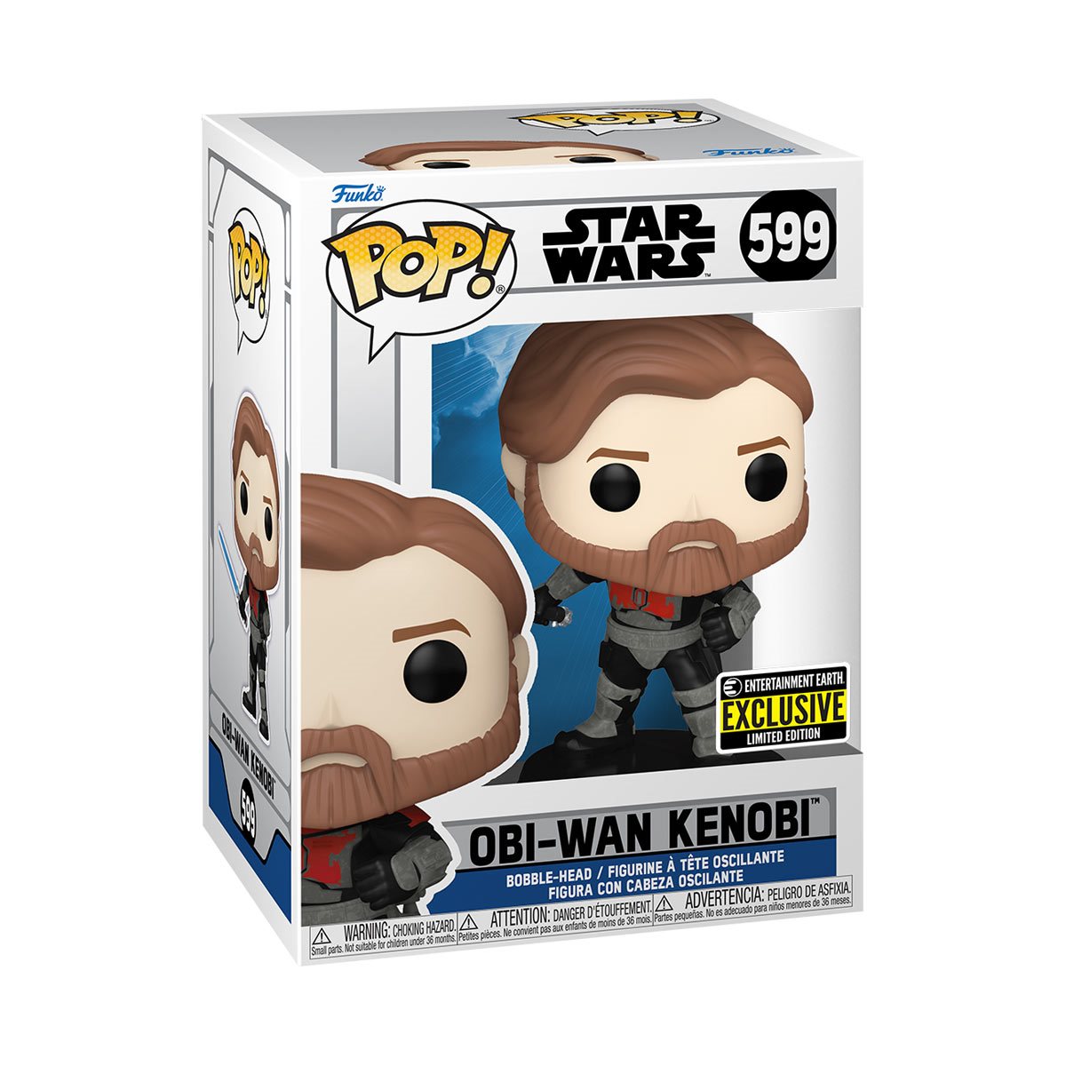 POP! Star Wars: The Clone Wars - Obi-Wan Kenobi Mandalorian Armor - Entertainment Earth Exclusive