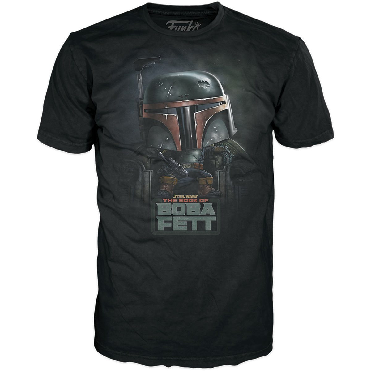 Star Wars May the 4th Boba Fett Adult Boxed Gray Pop! T-Shirt