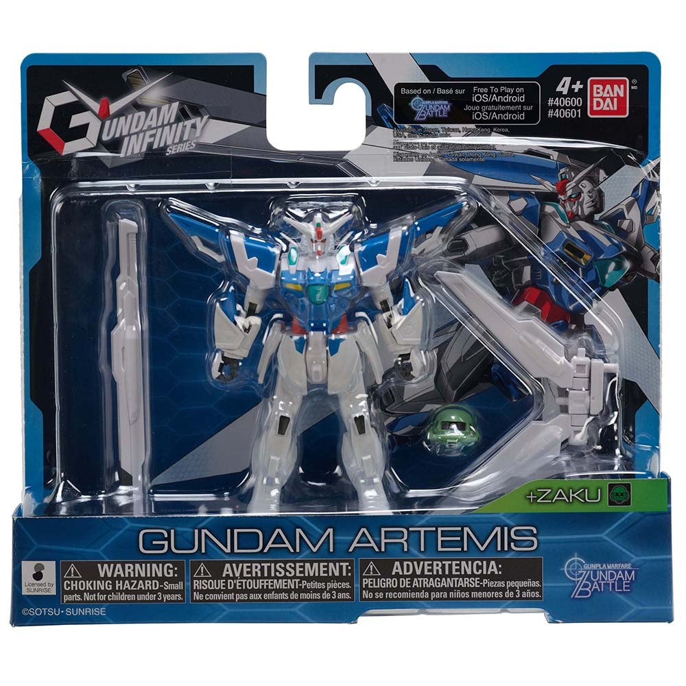 Gundam Infinity 4 1/2-Inch Gundam Artemis Action Figure -