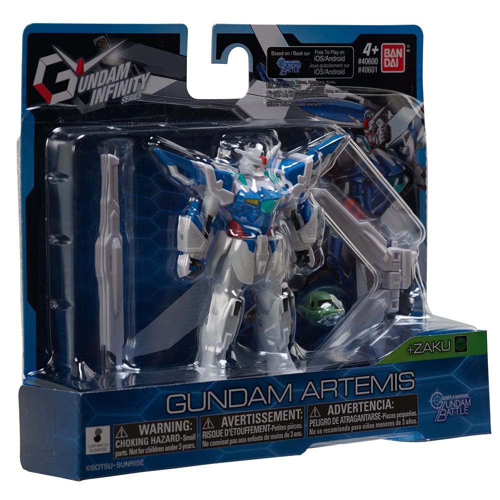 Gundam Infinity 4 1/2-Inch Gundam Artemis Action Figure -