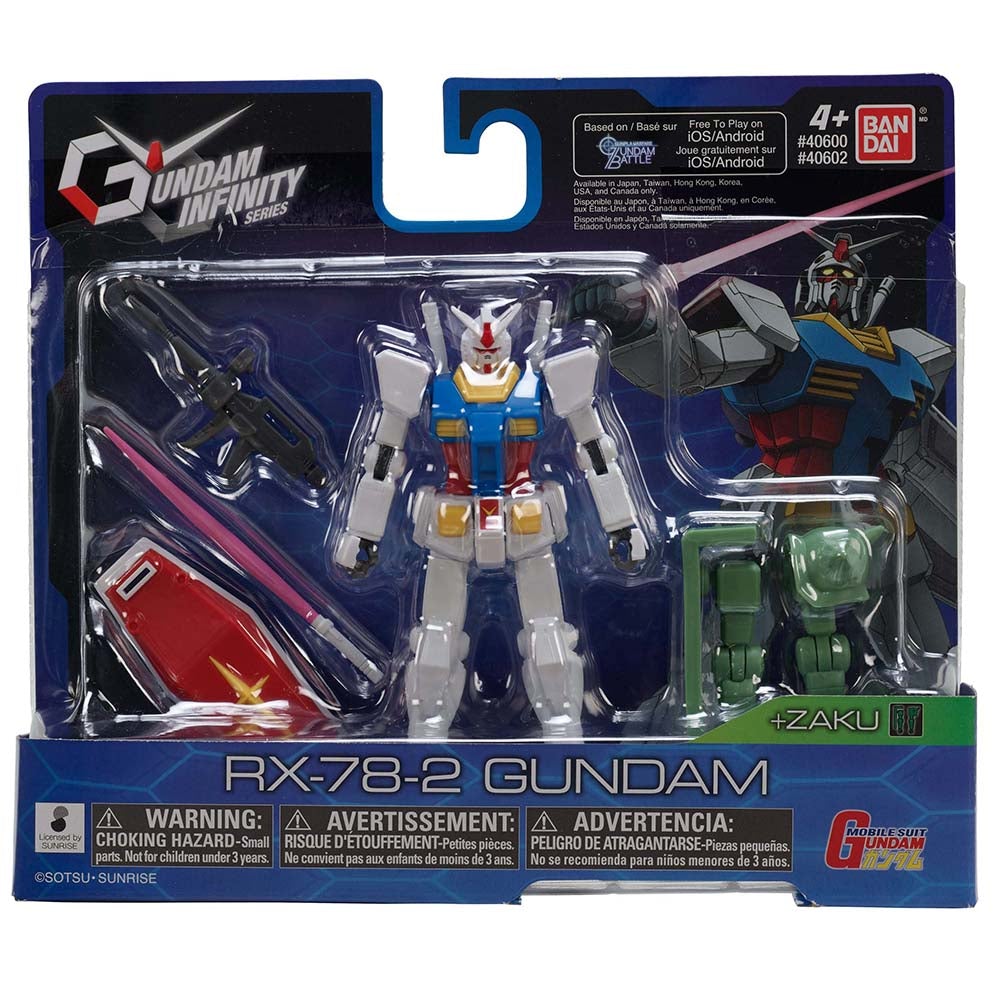 Gundam Infinity 4 1/2-Inch RX-78-2 Gundam Action Figure -