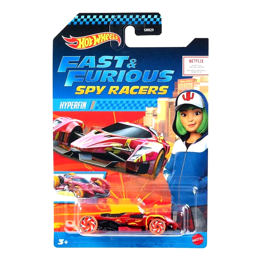 Hot Wheels: Fast & Furious - Spy Racers - Hyperfin - Red -