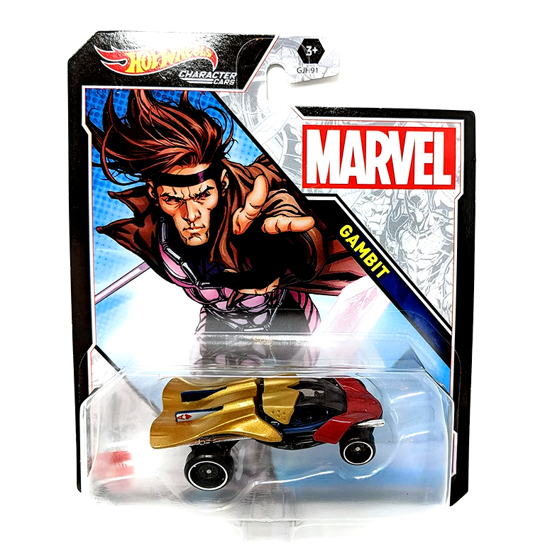 Hot Wheels: Marvel Character Car - Gambit - Diecast & Toy