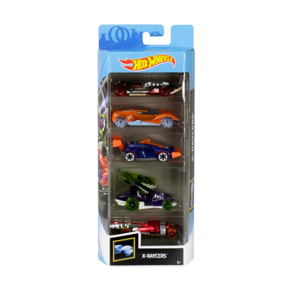 Hot Wheels: X-Raycers - 5 Car Pack - Not-Mint - Diecast &
