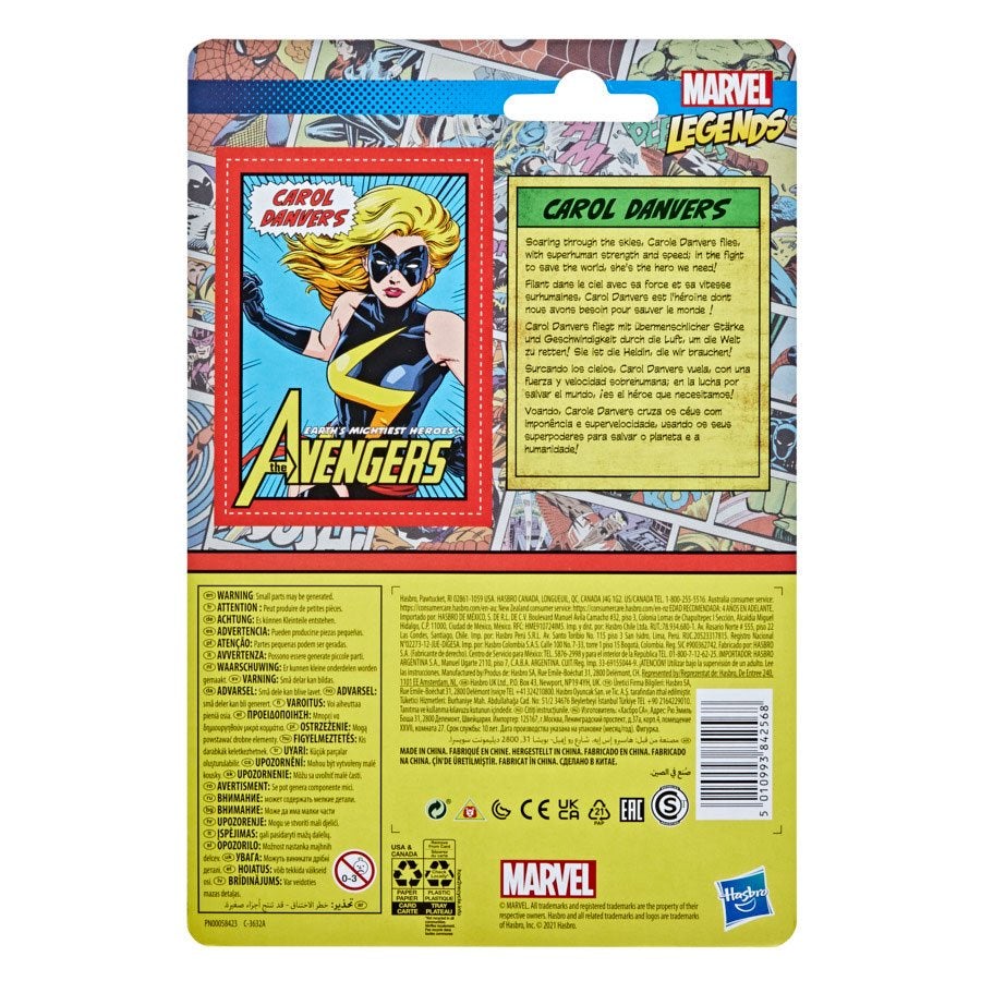 Marvel Legends: Retro 375 Collection - Carol Danvers 3
