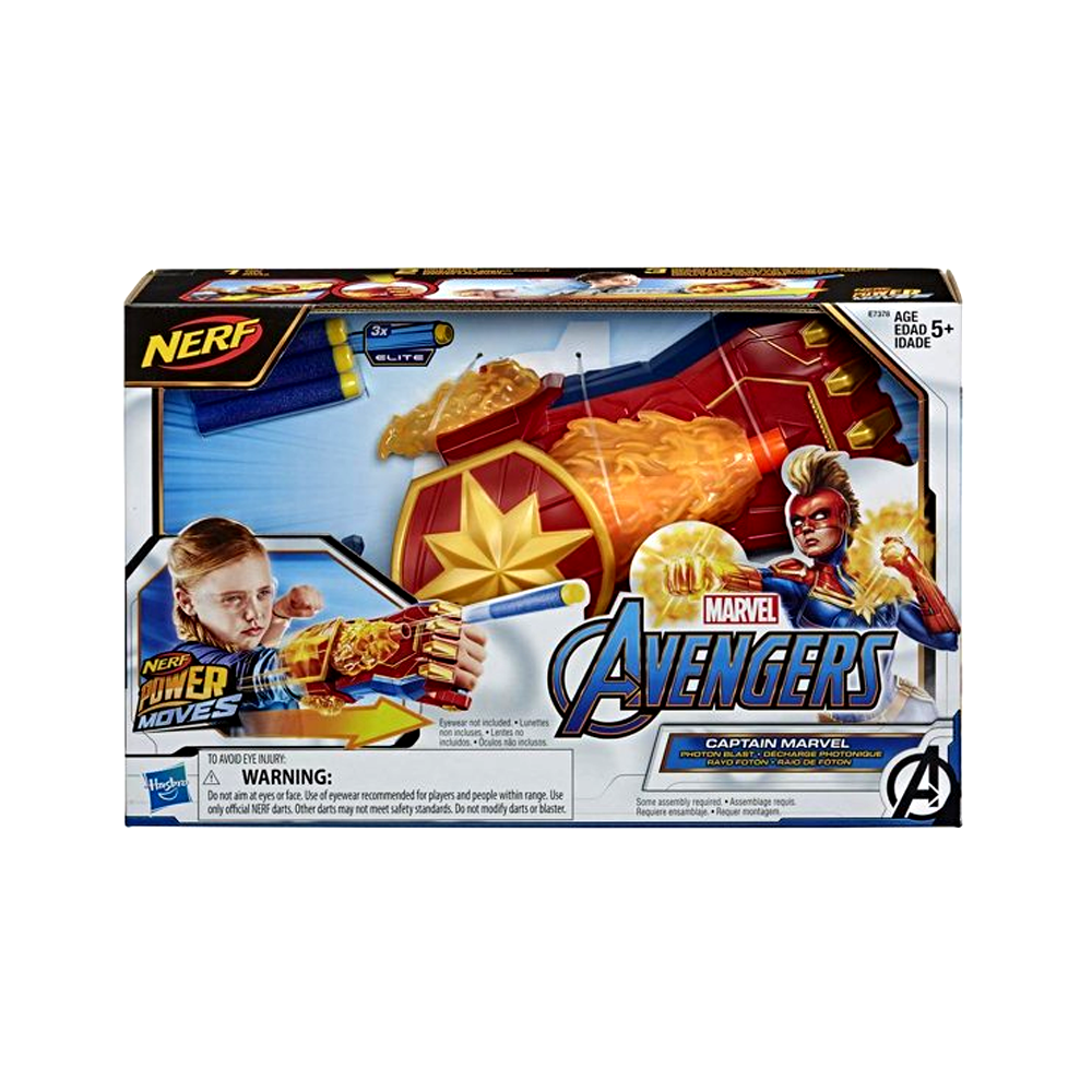 Nerf Power Moves: Marvel Avengers - Captain Marvel Photon