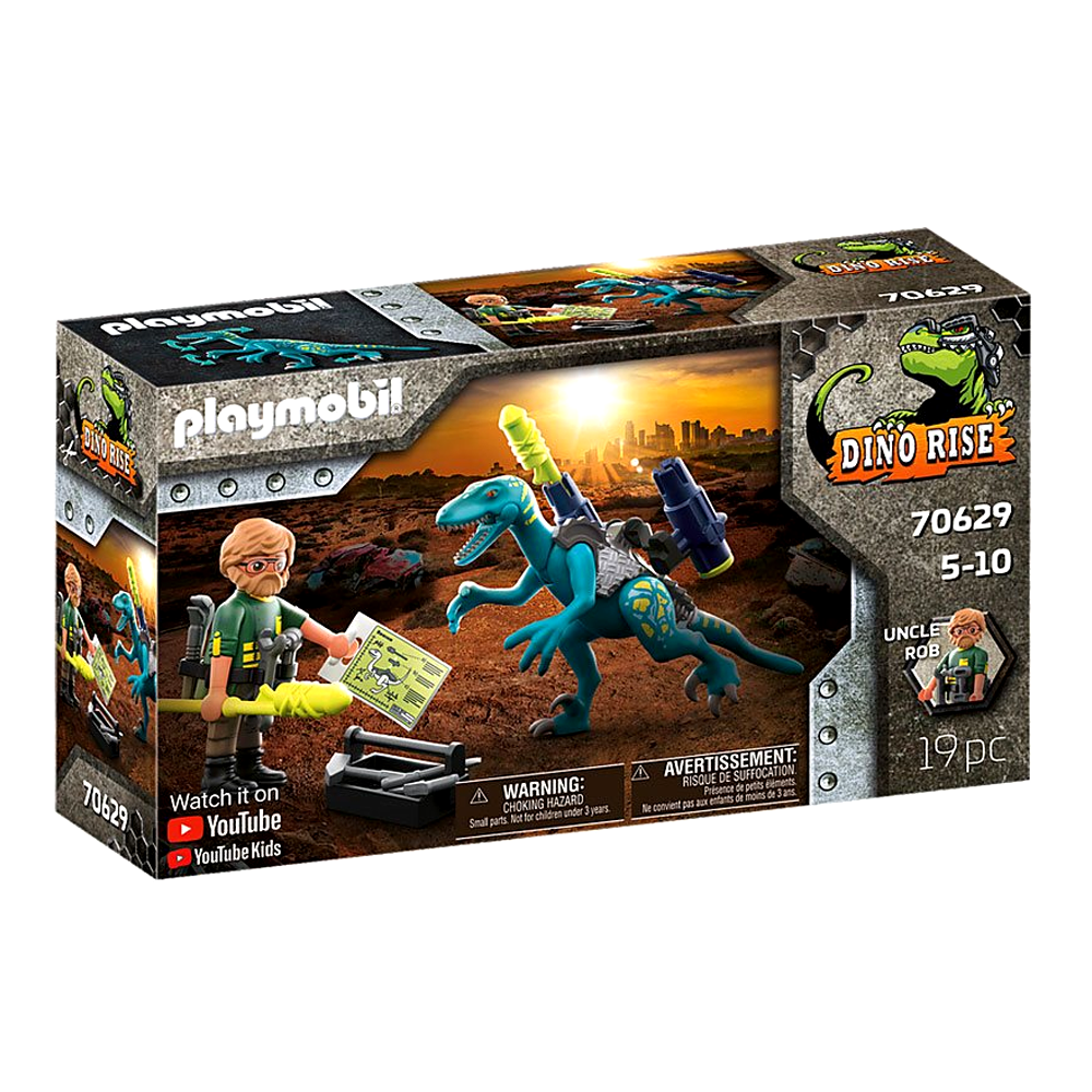 Playmobil: 70629 Dino Rise Deinonychus: Ready for Battle -