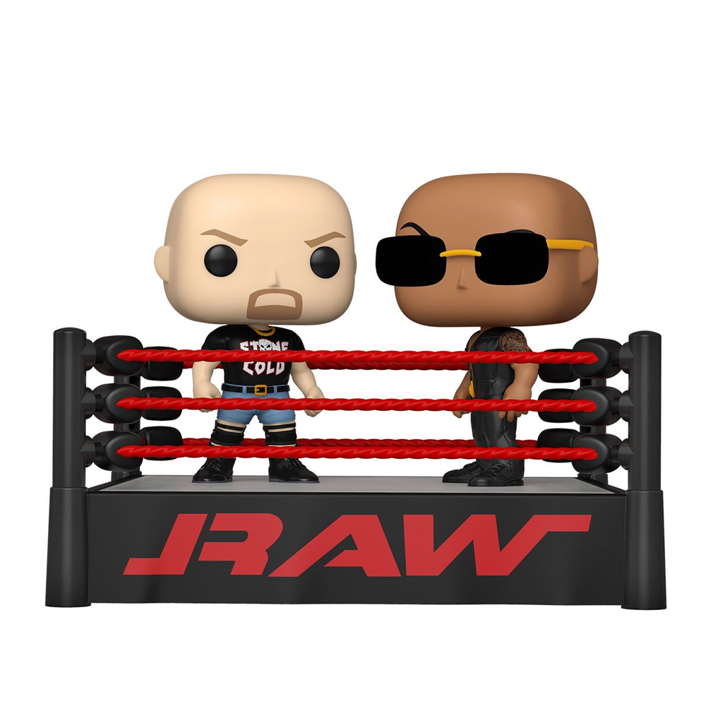 POP! WWE: The Rock Vs. Stone Cold Steve Austin in Wrestling