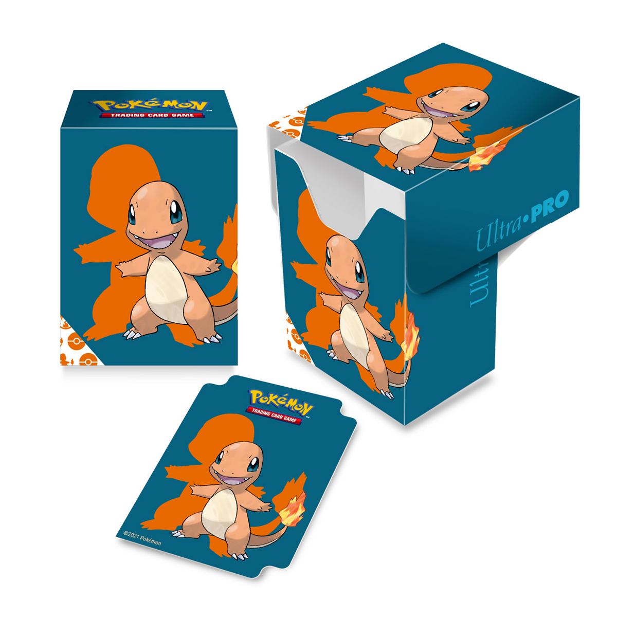 Ultra Pro: Pokémon Full View Deck Box- Charmander - Trading
