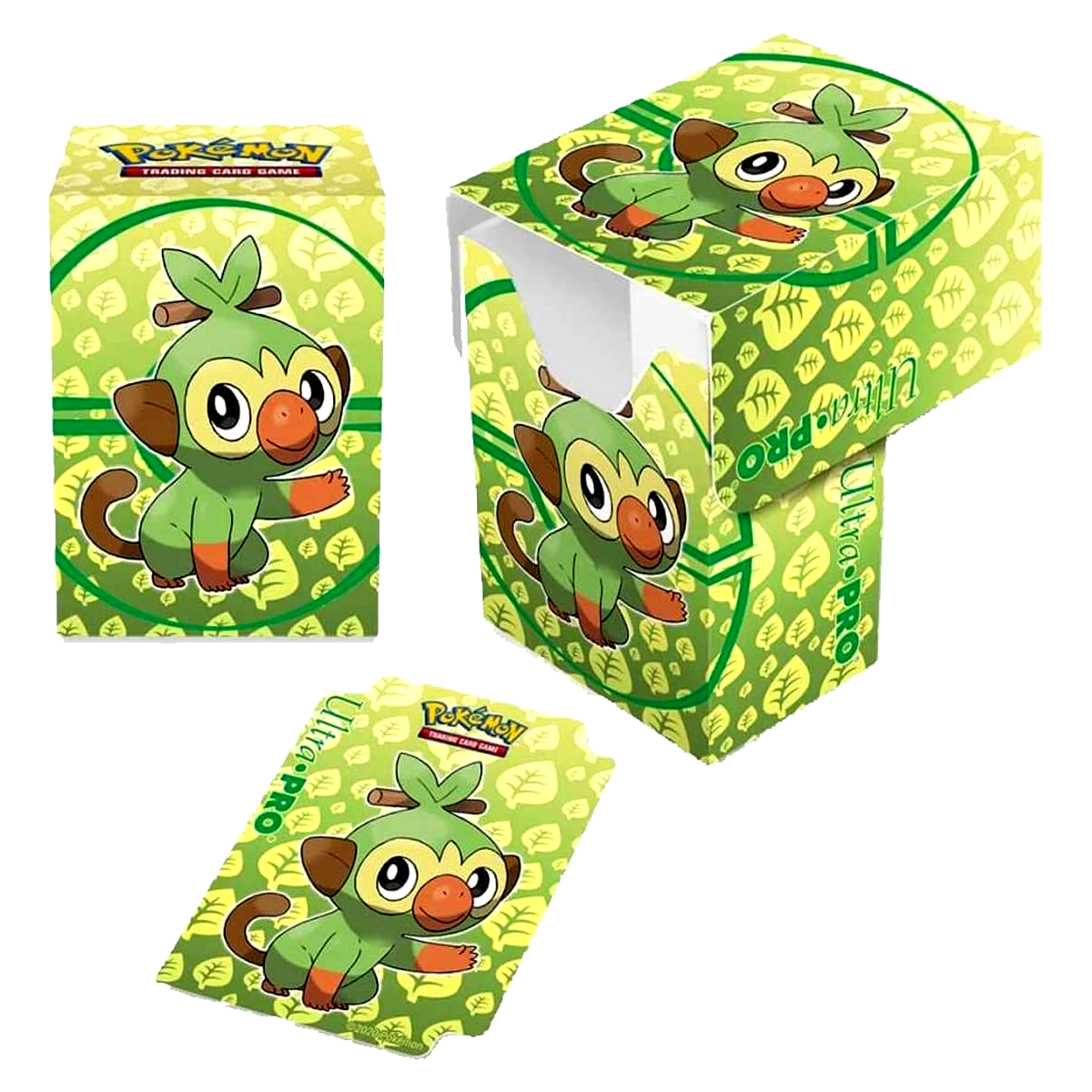 Ultra Pro: Pokémon Full View Deck Box- Grookey - Trading
