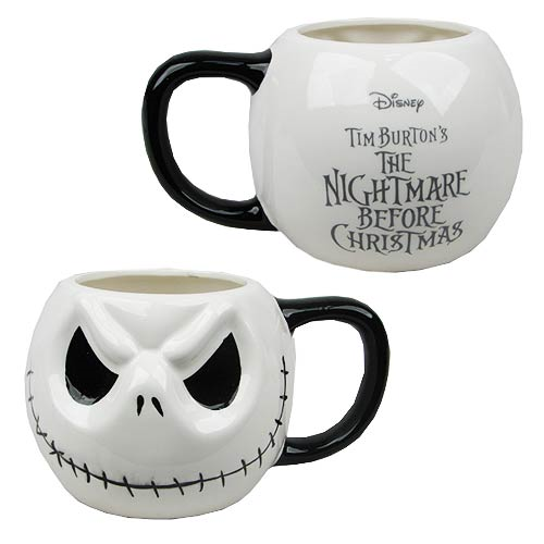 Nightmare Before Christmas:  Jack Skellington Head Mug