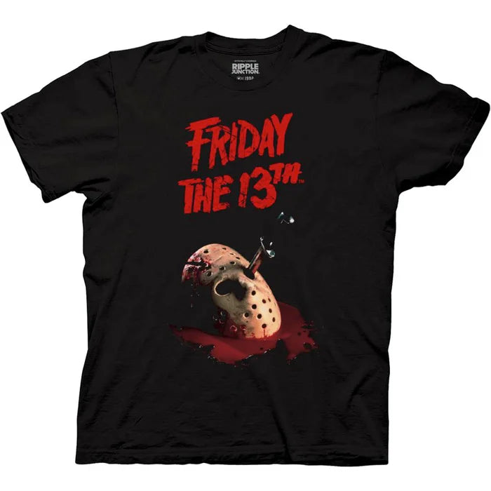 Friday the 13th : Photo Knife In Mask T-Shirt