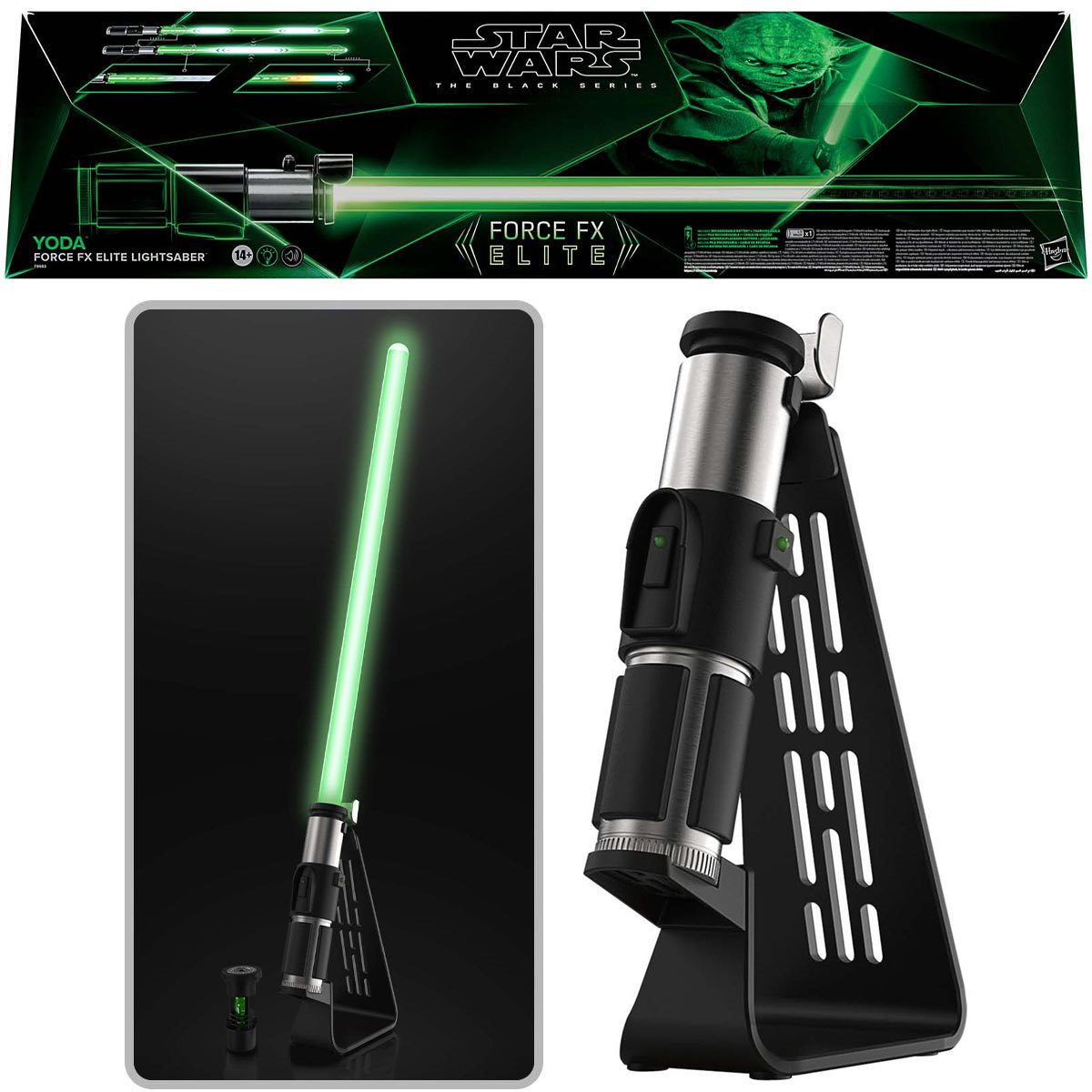 Star Wars: The Black Series - Yoda Force FX Elite Electronic Lightsaber Prop Replica