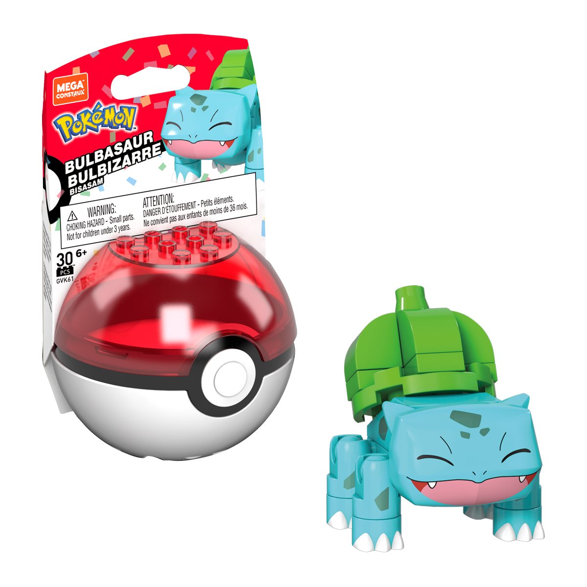 Pokémon - Mega Construx 2022 Evergreen Pokeball