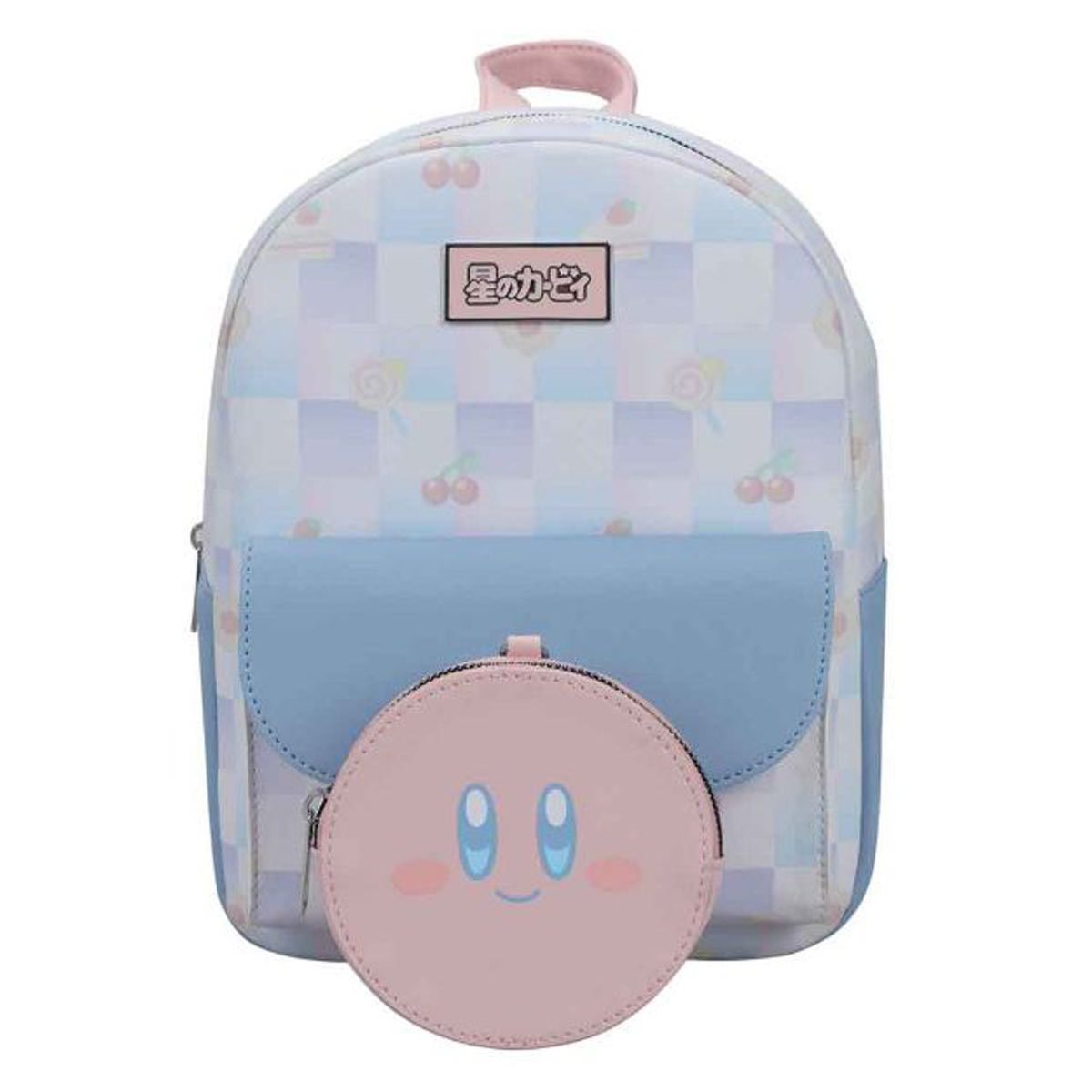 Kirby - Checkerboard Mini-Backpack and Coin Purse Set