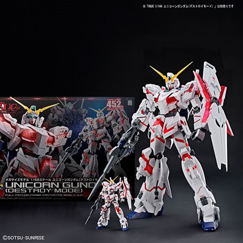 Gundam UC Unicorn Gundam Destroy Mode Mega Size 1:48 Scale Model Kit