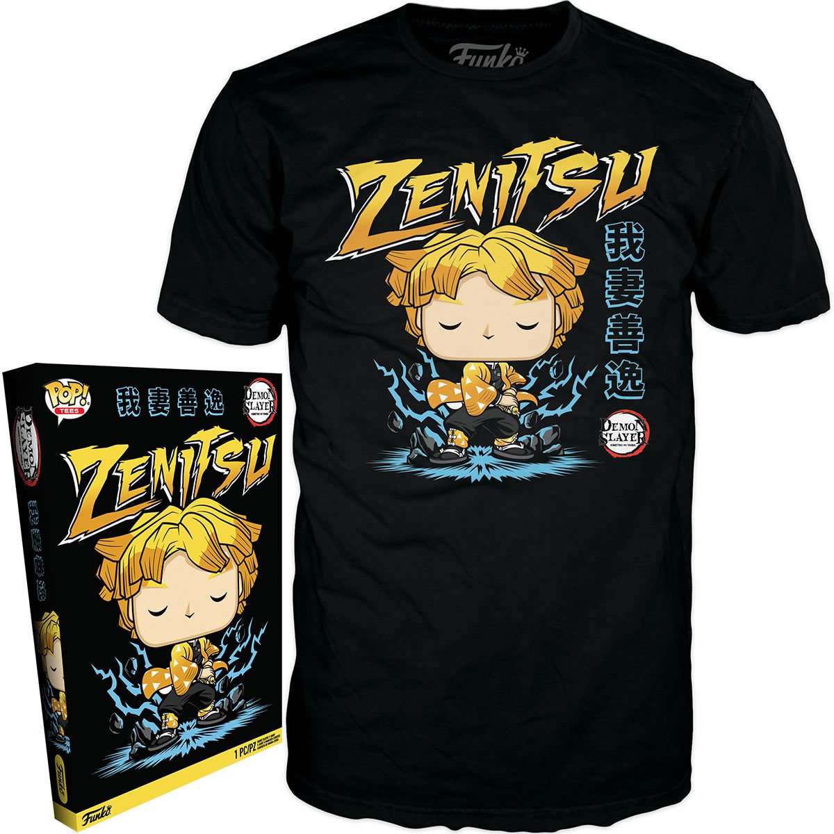 Demon Slayer: Zenitsu Adult Boxed Pop! T-Shirt