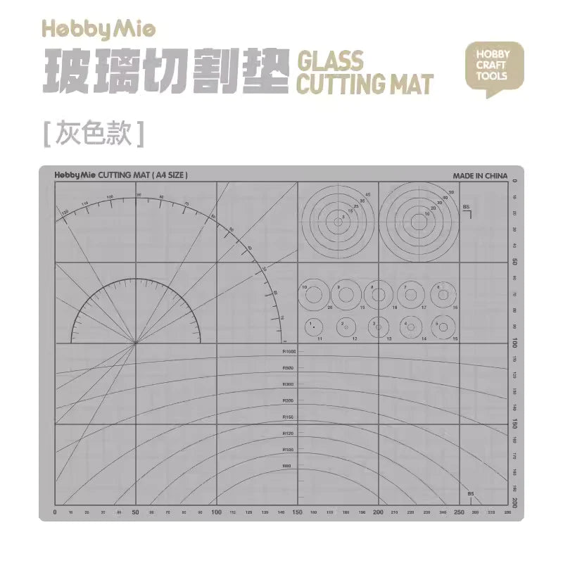 Reinforced Glass Cutting Mat - Grey