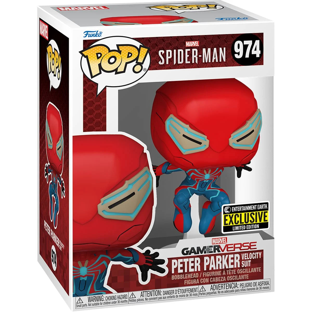 POP! Marvel: Spider-Man 2 Peter Parker Velocity Suit - Entertainment Earth Exclusive
