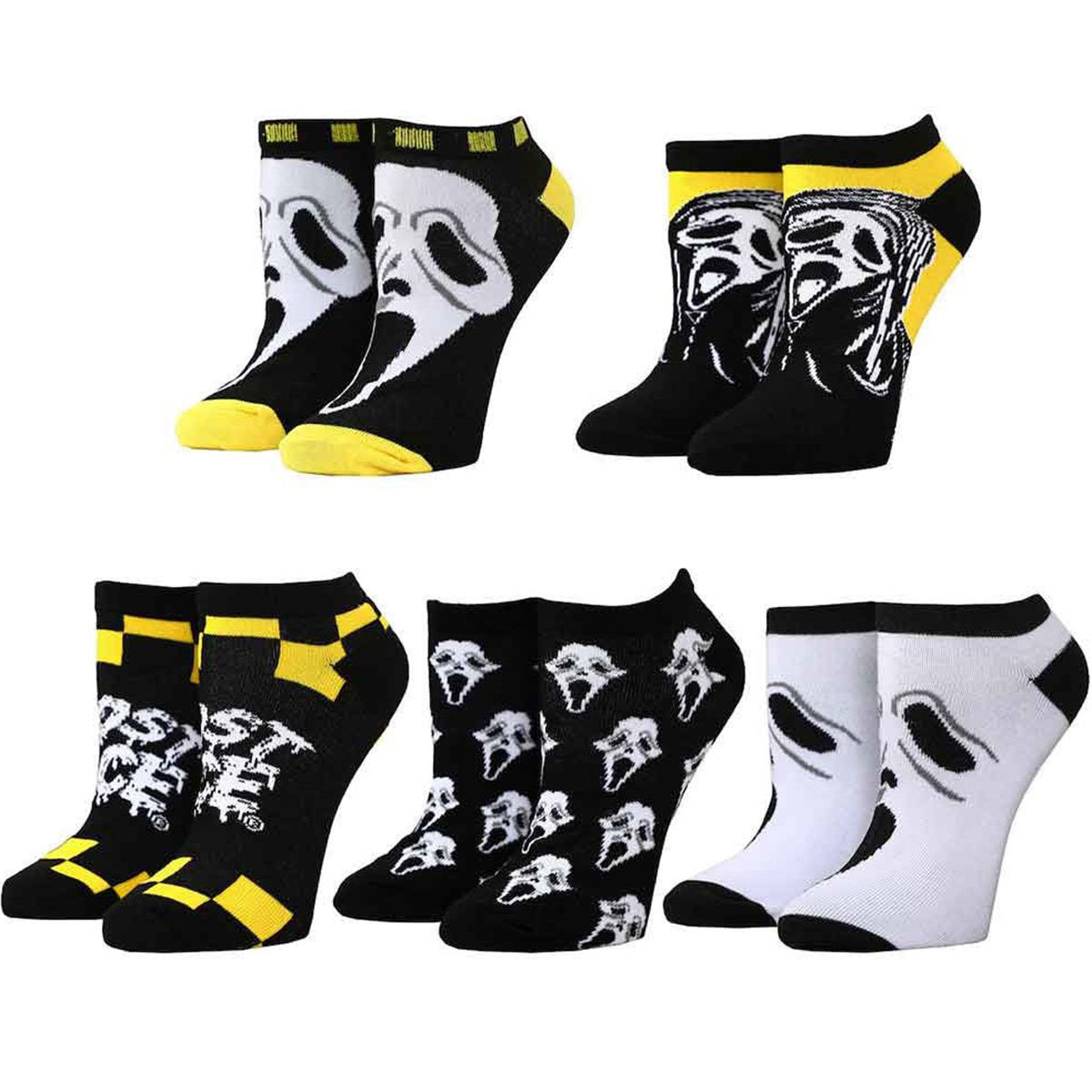 Ghost Face - Ankle Sock 5-Pair Set