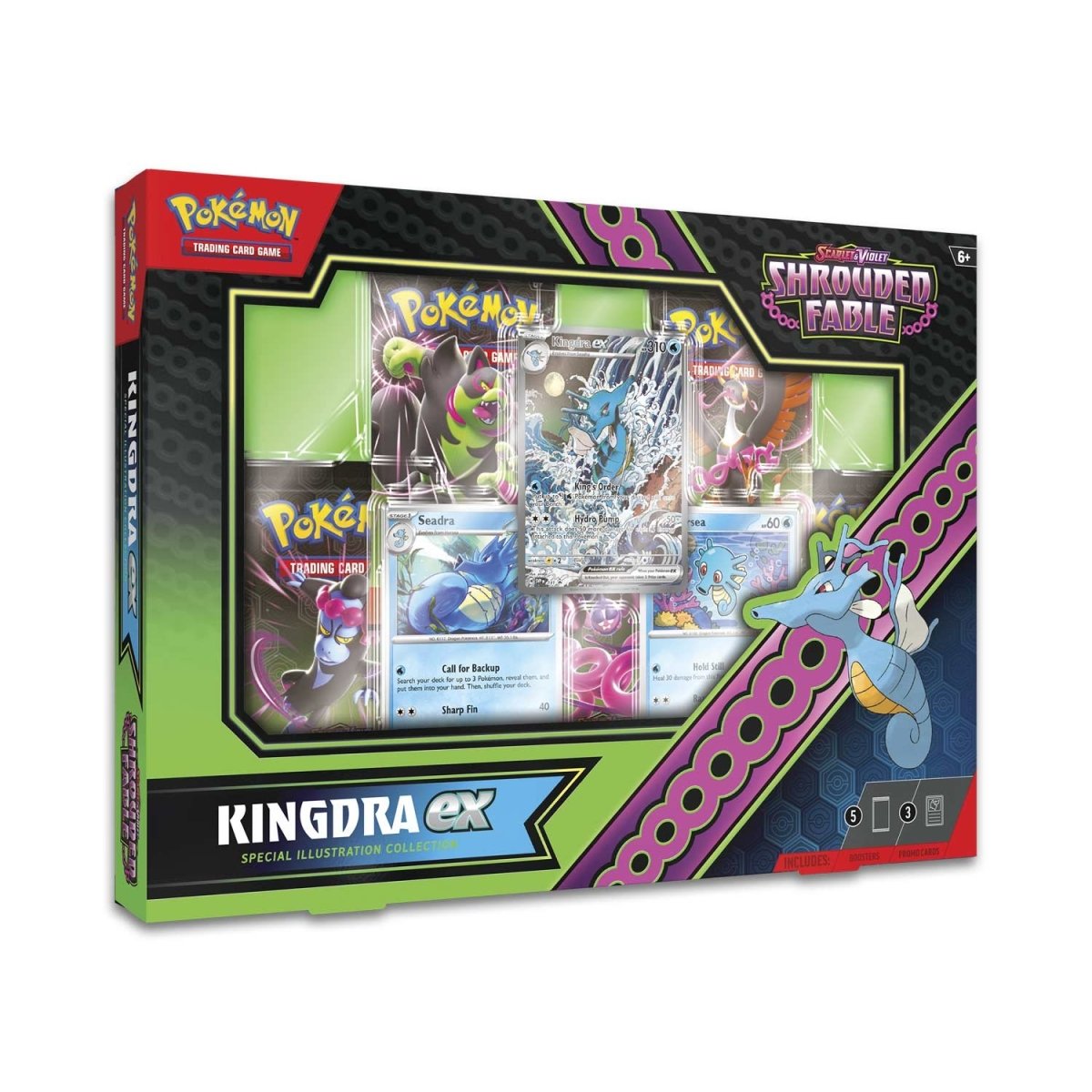 Pokémon TCG: Scarlet & Violet-Shrouded Fable Kingdra ex Special Illustration Collection