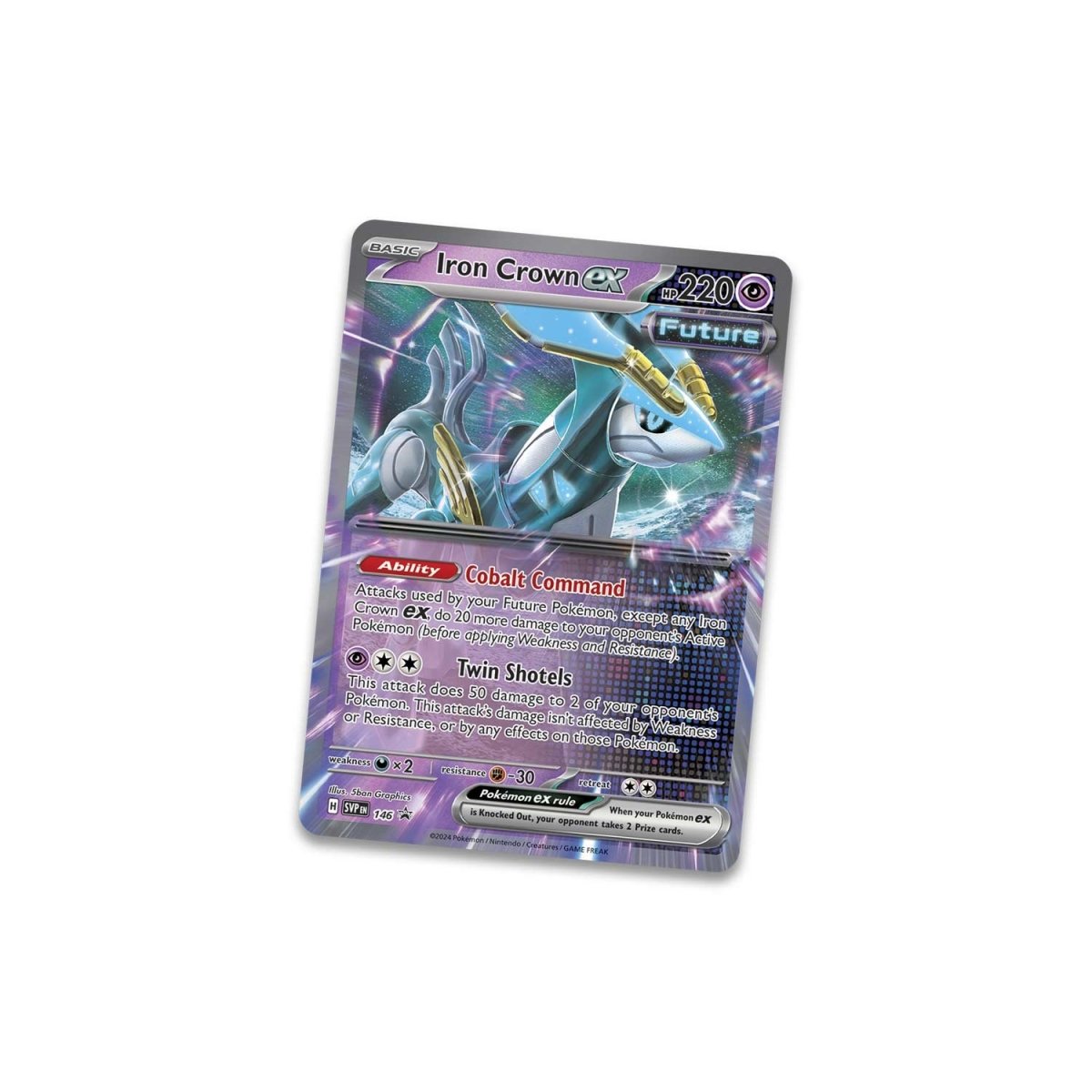 Pokémon TCG: Paradox Destinies Tin (Iron Crown ex)